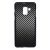 Ezüst karbon fiber mintás Samsung Galaxy A8 (2018) tok