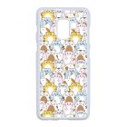 Tündéri Kawaii cica mintás Samsung Galaxy A8 (2018) tok
