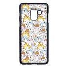 Tündéri Kawaii cica mintás Samsung Galaxy A8 (2018) tok