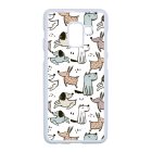 Tündéri rajzolt kutya mintás Samsung Galaxy A8 (2018) tok