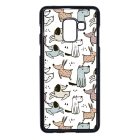 Tündéri rajzolt kutya mintás Samsung Galaxy A8 (2018) tok