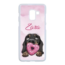 A legcukibb kutya mintás Samsung Galaxy A8 (2018) tok