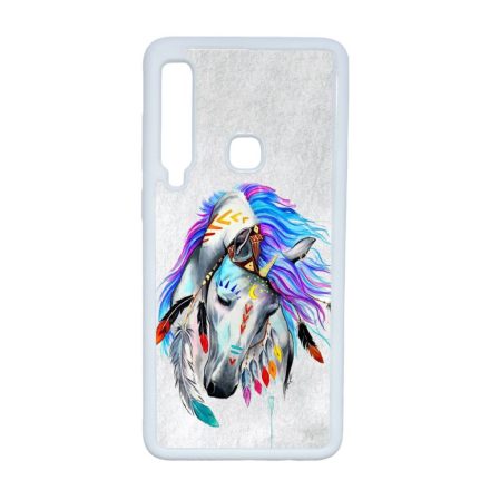 lovas indián ló art művészi native Samsung Galaxy A9 (2018) fehér tok