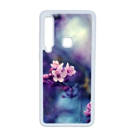 tavasz virágos cseresznyefa virág Samsung Galaxy A9 (2018) fehér tok