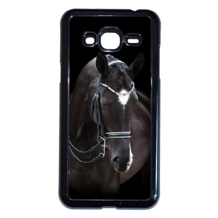 barna lovas ló Samsung Galaxy J3 (2015-2016) fekete tok