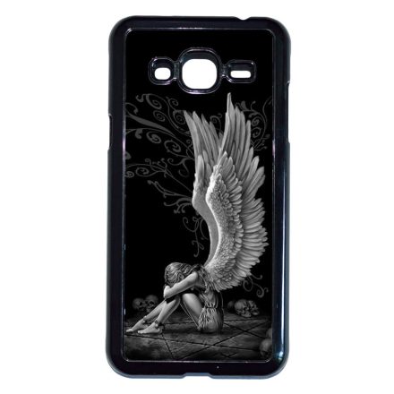 angyal angyalos fekete bukott Samsung Galaxy J3 (2015-2016) fekete tok