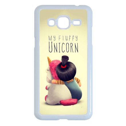 agnes unikornis gru my fluffy unicorn Samsung Galaxy J3 (2015-2016) fehér tok