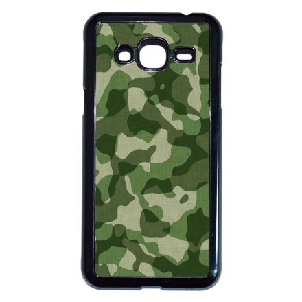 terepszin camouflage kamuflázs Samsung Galaxy J3 (2015-2016) fekete tok
