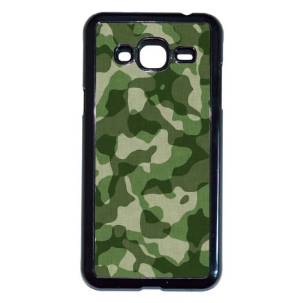 terepszin camouflage kamuflázs Samsung Galaxy J3 (2015-2016) fekete tok