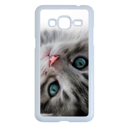 cica cicás macskás Samsung Galaxy J3 (2015-2016) fehér tok