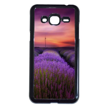 levendula levendulás levander lavender provence Samsung Galaxy J3 (2015-2016) fekete tok
