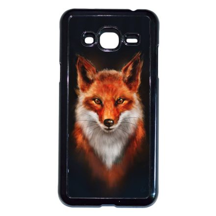 róka rókás fox Samsung Galaxy J3 (2015-2016) fekete tok