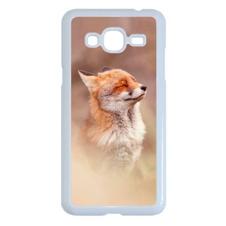 róka rókás fox Samsung Galaxy J3 (2015-2016) fehér tok
