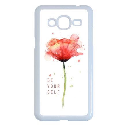 pitypangos be yourself virágos tavaszi Samsung Galaxy J3 (2015-2016) fehér tok
