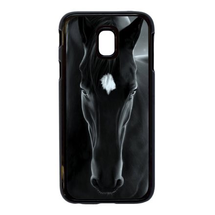 lovas fekete ló Samsung Galaxy J3 (2017) fekete tok