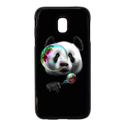 panda pandás Samsung Galaxy J3 (2017) fekete tok