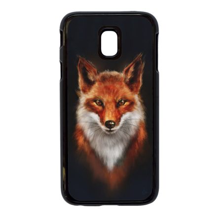 róka rókás fox Samsung Galaxy J3 (2017) fekete tok