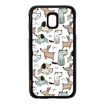 Tündéri rajzolt kutya mintás Samsung Galaxy J3 2017 tok