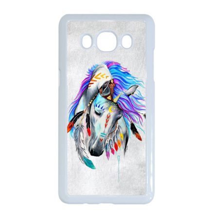 lovas indián ló art művészi native Samsung Galaxy J5 (2016) fehér tok