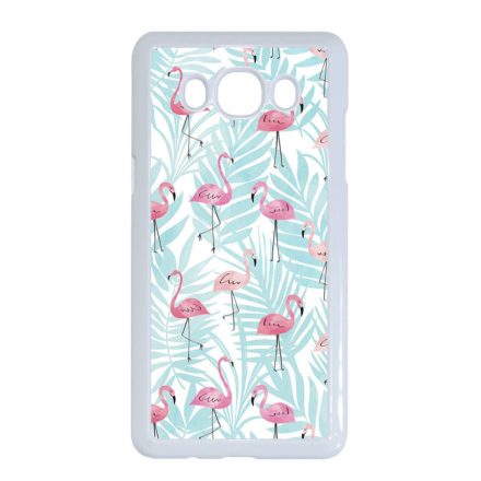 Flamingo Pálmafa nyár Samsung Galaxy J5 (2016) fehér tok