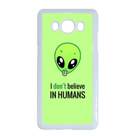 I don't believe in Humans ufo földönkívüli Samsung Galaxy J5 (2016) fehér tok