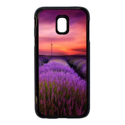 levendula levendulás levander lavender provence Samsung Galaxy J5 (2017) fekete tok