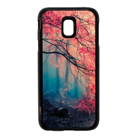 őszi erdős falevél természet Samsung Galaxy J5 (2017) fekete tok