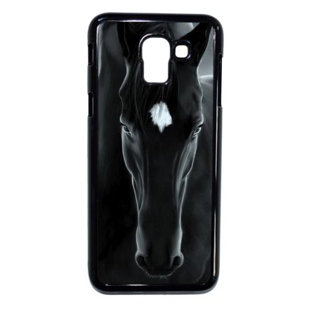lovas fekete ló Samsung Galaxy J6 (2018) fekete tok