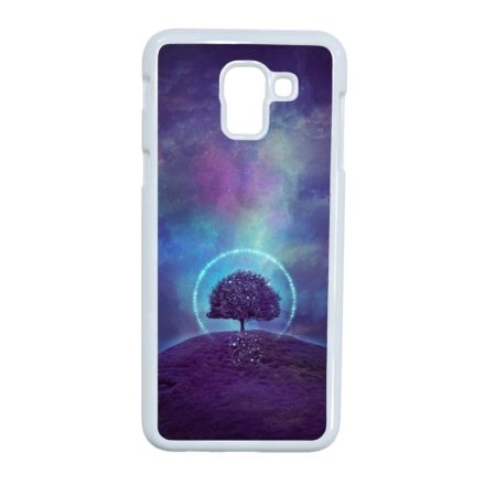 életfa kelta fantasy galaxis életfás life tree Samsung Galaxy J6 (2018) fehér tok
