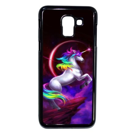 unicorn unikornis fantasy csajos Samsung Galaxy J6 (2018) fekete tok