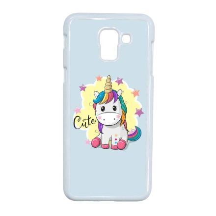 unicorn unikornis fantasy csajos Samsung Galaxy J6 (2018) fehér tok