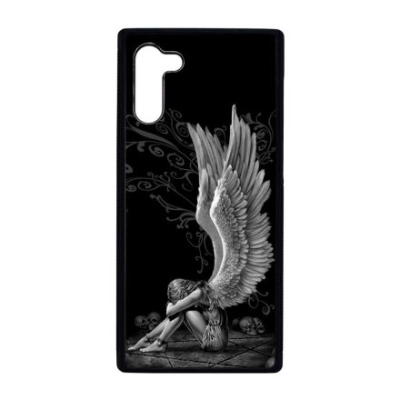 angyal angyalos fekete bukott Samsung Galaxy Note 10 fekete tok