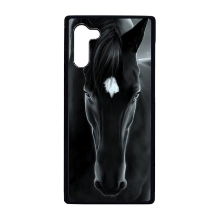 lovas fekete ló Samsung Galaxy Note 10 fekete tok