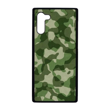 terepszin camouflage kamuflázs Samsung Galaxy Note 10 fekete tok