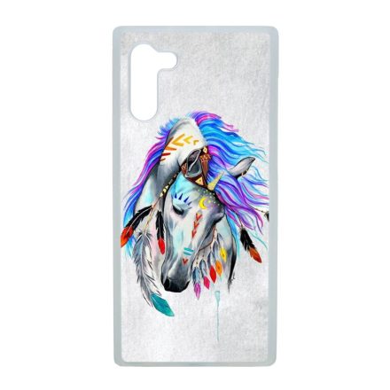 lovas indián ló art művészi native Samsung Galaxy Note 10 átlátszó tok