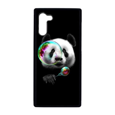 panda pandás Samsung Galaxy Note 10 fekete tok