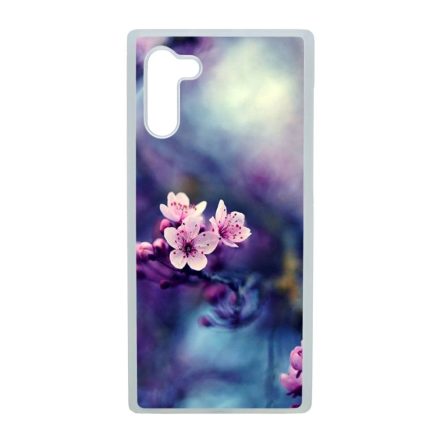 tavasz virágos cseresznyefa virág Samsung Galaxy Note 10 átlátszó tok