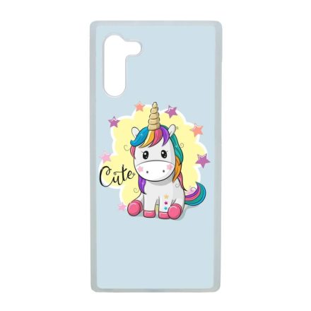 unicorn unikornis fantasy csajos Samsung Galaxy Note 10 átlátszó tok
