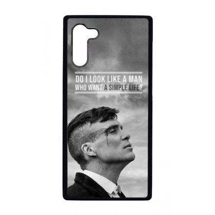 Tommy Shelby simple life idezet peaky blinders Samsung Galaxy Note 10 tok
