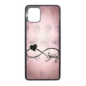 csajos lila infinity infinitis végtelen Samsung Galaxy Note 10 Lite fekete tok