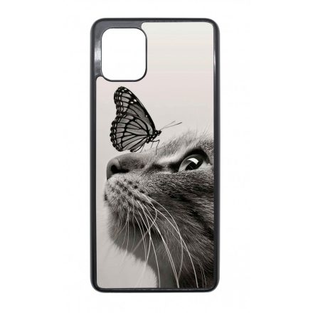 Cica és Pillangó - macskás Samsung Galaxy Note 10 Lite tok