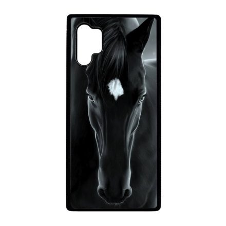 lovas fekete ló Samsung Galaxy Note 10 Plus fekete tok
