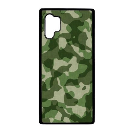 terepszin camouflage kamuflázs Samsung Galaxy Note 10 Plus fekete tok