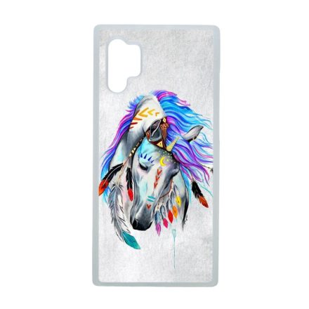 lovas indián ló art művészi native Samsung Galaxy Note 10 Plus átlátszó tok