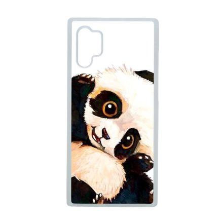 panda pandás Samsung Galaxy Note 10 Plus átlátszó tok