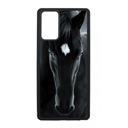 lovas fekete ló Samsung Galaxy Note 20 tok