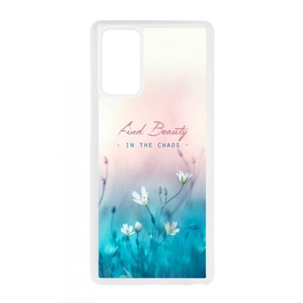 virágos tavaszi art Samsung Galaxy Note 20 tok