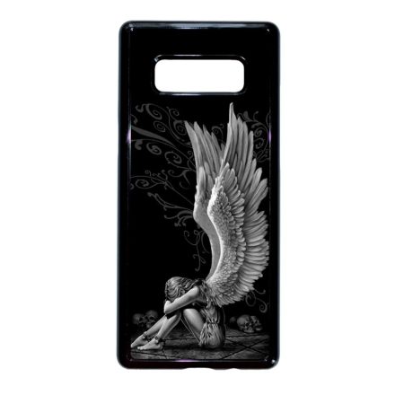 angyal angyalos fekete bukott Samsung Galaxy Note 8 fekete tok