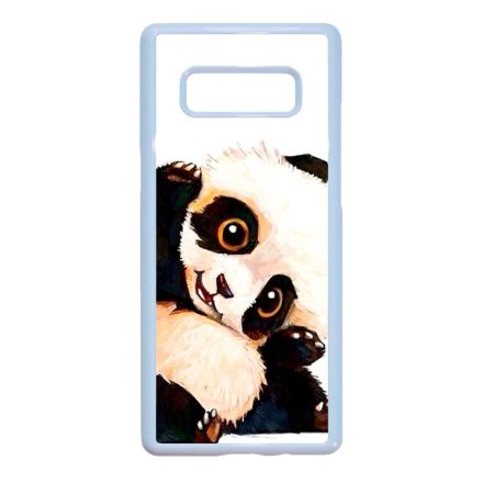 panda pandás Samsung Galaxy Note 8 fehér tok
