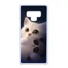 cica cicás macska macskás panda pandás Samsung Galaxy Note 9 fekete tok